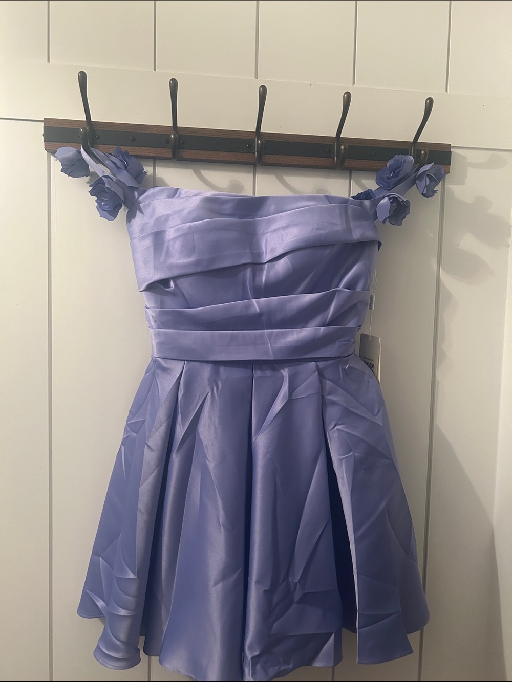 Lavender Stacees Homecoming Dress